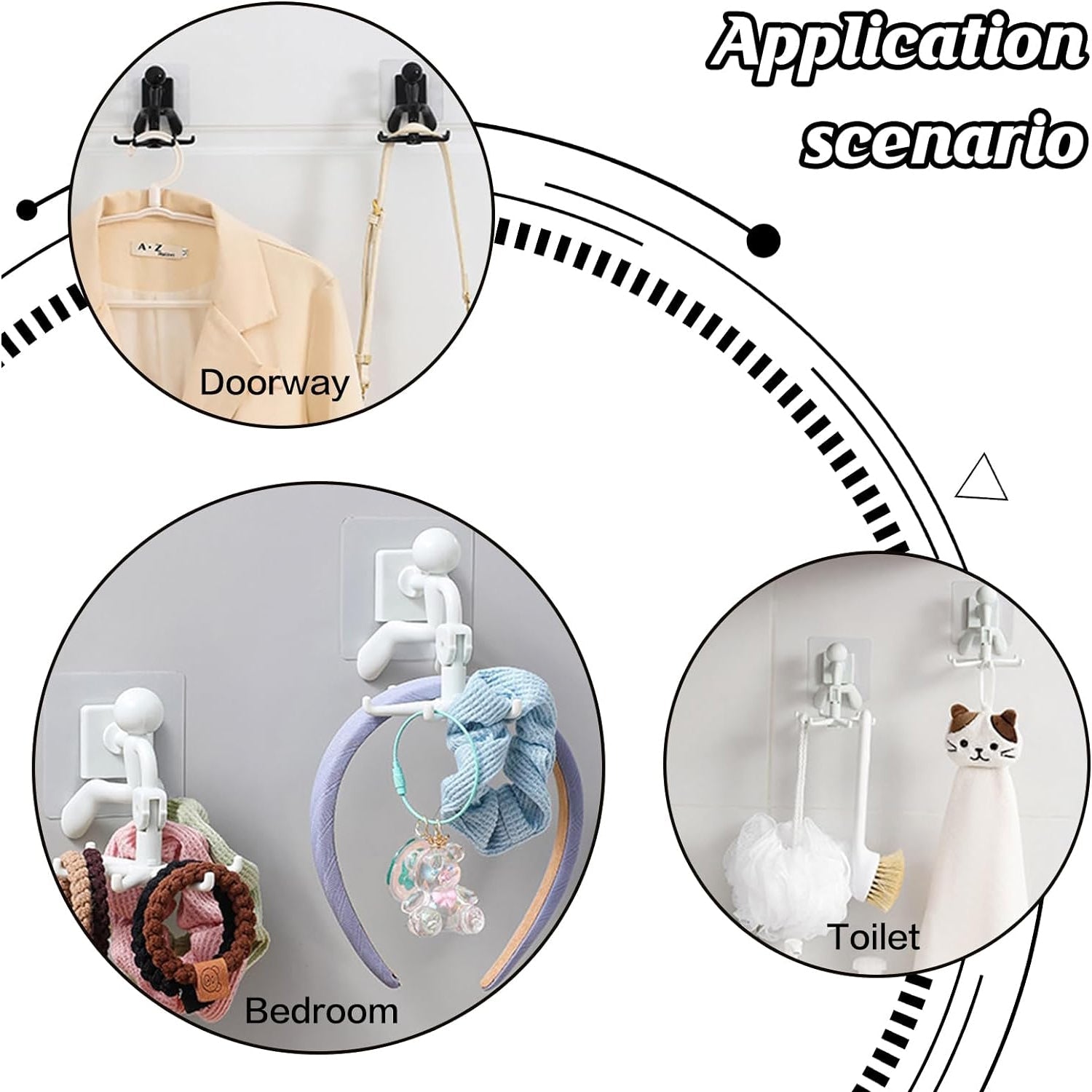 360° Rotating 6-Claw Hook – Kitchen & Bathroom Organizer (1 Pc | White) 360° Rotating 6-Claw Hook – Kitchen & Bathroom Organizer (1 Pc | White)